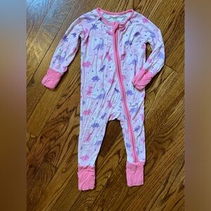 Suzel Bamboo Zipper Footie Pajamas